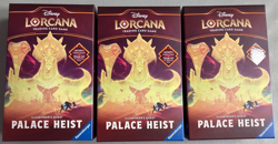 Disney Lorcana Illumineers Quest Palace Heist TCG X 3 - Image 1