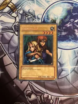 (56) Yu-Gi-Oh yugioh Gemini Elf LON-000 SECRET Unlimited LP - Image 1