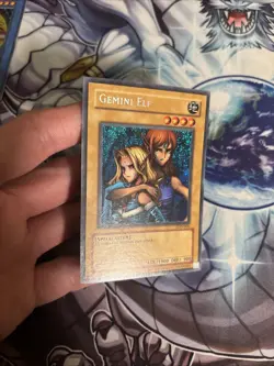 (56) Yu-Gi-Oh yugioh Gemini Elf LON-000 SECRET Unlimited LP - Image 3