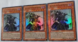 Yugioh 3x Endymion, The Master Magician SDSC-EN001 Ultra Rare 1st Ed NM Playset - Image 3