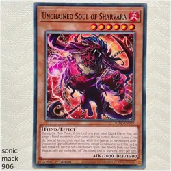 Unchained Soul of Sharvara - DUNE-EN019 - Common 1st Edition Yugioh - Image 1
