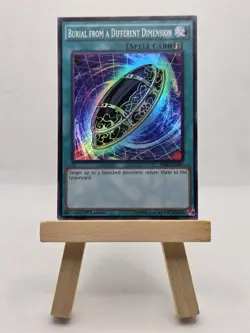 Yugioh Burial From A Different Dimension THSF-EN051 Super Rare 1st Edition NM - Image 1