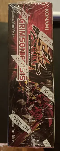 2009 Yugioh Crimson Crisis Sealed Booster Box Unl. 5DS BLACKWING ARMOR MASTERUU! - Image 4