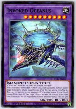 Invoked Oceanus CORI-EN032 Yu-Gi-Oh 1st Edition NM - Image 1