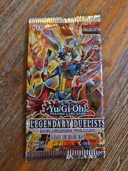 Yugioh Legendary Duelists Soulburning Volcano Lite Edition Sealed Card Pack - Image 1