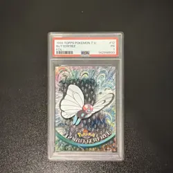 (POP 1 ) (PSA 1) 1999 TOPPS POKEMON TV FOIL #12 BUTTERFREE - Image 1