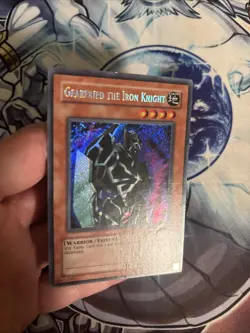 (56) Yugioh Gearfried the Iron Knight BPT-012 Secret Rare LP - Image 3