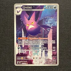 Crobat 093/086 HOLO ILLUSTRATION RARE Chaos Rising Pokemon NM/M - Image 1