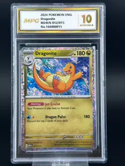 2024 Pokemon Card TCG ENG. Dragonite M24EN 012/015 MPG 10 ( SAME AS PSA 10 ) FF - Image 1