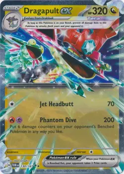 Dragapult ex - 130/167 Double Rare Twilight Masquerade Pokemon TCG - Image 1
