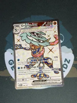 Pokemon TCG Greninja ex 198/167 Full Art Scarlet & Violet Twilight Masquerade NM - Image 1