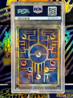 1999 Pokemon Japanese Ancient Mew Nintedo Error PSA 9 - Image 2