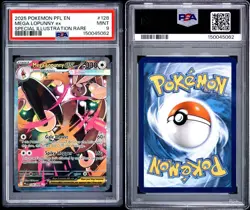Mega Lopunny ex 2025 Pokemon Phantasmal Flames 128/094 Full Art SIR PSA 9 Mint - Image 3