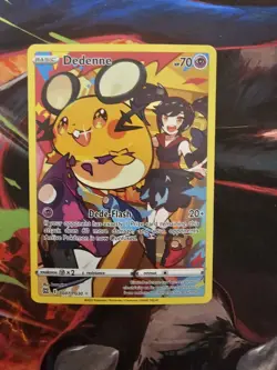 Dedenne TG07/TG30 Brilliant Stars Trainer Gallery - Pokemon TCG 2022 - Image 1