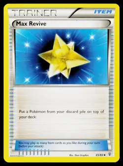 Max Revive - 65/83 NM Uncommon Generations Pokemon - Image 1