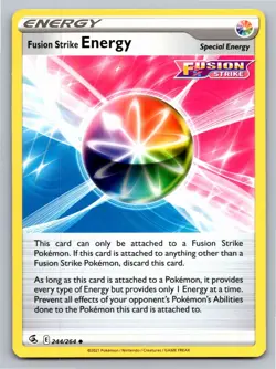 Fusion Strike Energy 244/264 Uncommon Fusion Strike Pokemon Near Mint - Image 1