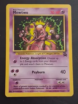 🔮 1999 Pokemon Wizards Black Star Promos Mewtwo #14 WOTC Vintage Pokemon - Image 1