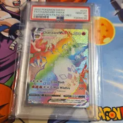 The Pokemon Company Champion's Path Charizard VMAX 074/073 Secret Holo PSA 10 - Image 1