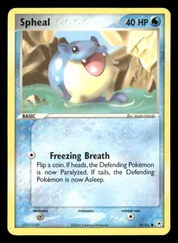 Spheal - 74/101 - Common - Hidden Legends - Pokemon Card - LP - Image 1