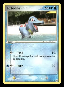 Totodile - 79/101 - Common - Hidden Legends - Pokemon Card - LP - Image 1