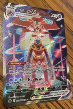 Deoxys VMAX GG45/GG70 SWSH: Crown Zenith: Galarian Gallery - Pokemon Card - NM - Image 3