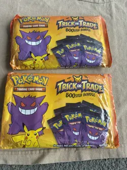 2022 Pokemon BOOster Bundle Trick or Trade Treat New Sealed (2 Total) - Image 1