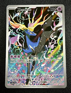 Pokemon TCG Xerneas 091/086 Chaos Rising Illustration Rare Holo Card NM - Image 1