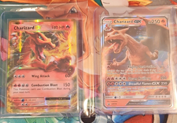Pokemon TCG Charizard EX 12/108 XY Evolutions & Charizard GX SM195 Promo - Image 1