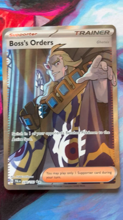 Pokemon Full Art Trainer Boss’s Orders Paldea Evolved 248/193 Played - Image 2