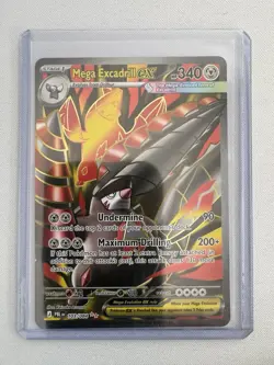 Mega Excadrill ex 103/084 Pokemon Pitch Black Full Art Ultra Rare English NM - Image 3