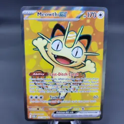 Pokemon TCG Meowth Ex 107/088 Ultra Rare Perfect Order Near Mint Holo - Image 1