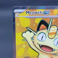 Pokemon TCG Meowth Ex 107/088 Ultra Rare Perfect Order Near Mint Holo - Image 3