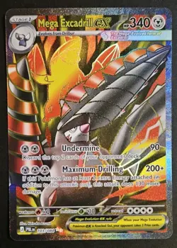 Pokemon Mega Excadrill ex Ultra Rare #103/084 PBL Pitch Black - Image 1