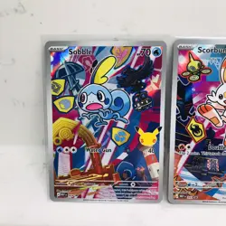 Pokemon TCG First Partner Illustration Collection Series 2 Gen 8 Galar Starters - Image 2