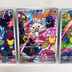 Pokemon TCG First Partner Illustration Collection Series 2 Gen 8 Galar Starters - Image 3
