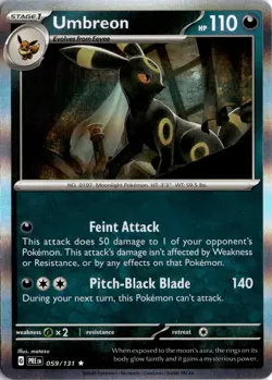 Umbreon 059/131 SV: Prismatic Evolutions Pokemon Card TCG - Image 1