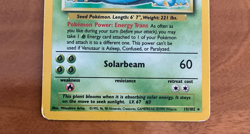 Pokemon Base Set Venusaur Holo 15/102 Vintage WOTC Excellent LP Condition - Image 2