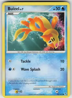 Buizel 92/147 Common Supreme Victors Pokemon Lightly Played - Image 1