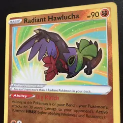 Pokemon Astral Radiance Radiant Hawlucha 081/189 Radiant Rare Holo NM - Image 4