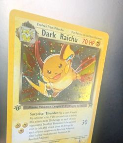 Pokemon TCG: Dark Raichu 83/82 Team Rocket Holo 1st Edition Secret Rare NM - Image 3