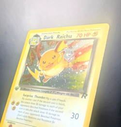 Pokemon TCG: Dark Raichu 83/82 Team Rocket Holo 1st Edition Secret Rare NM - Image 5