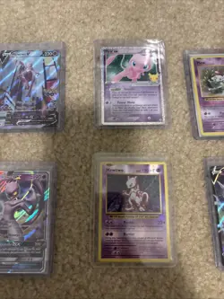 Mewtwo and Mew Pokemon Card Lot Of 6, Pokemon! - Image 3