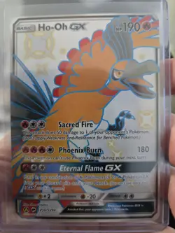 Ho-Oh GX SV50/SV94 Shiny Holo Rare Pokemon TCG Hidden Fates: Shiny Vault NM - Image 1