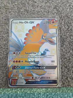 Pokemon TCG - Ho-Oh GX SV50/SV94 - Hidden Fates - Full Art - Shiny - NM - Image 1