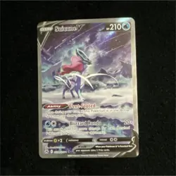 Suicune V GG38/GG70 Full Art Ultra Rare Holo Crown Zenith Galarian Gallery EN - Image 1