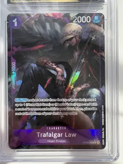 PRISTINE CGC 10 One Piece Trafalgar Law (Alt Art) - OP09-069. Free UK Delivery - Image 2