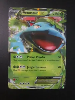 VENUSAUR EX FULL ART HOLO POKEMON CARD 1/146 XY BASE SET NEVER PLAYED NM - Image 1