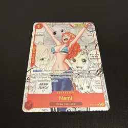 2024 PRB-01 Nami Manga Alternative Art One Piece Card TCG OP01-016 NM - Image 1