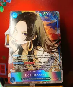 One PIECE Boa Hancock One Piece Eb03 Cus Card - Waifu TEXTURED ART NOT PSA MINT - Image 1