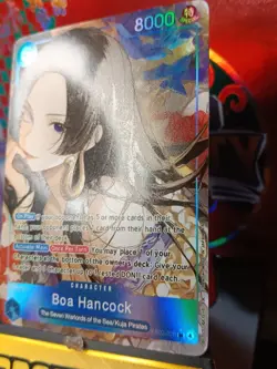 One PIECE Boa Hancock One Piece Eb03 Cus Card - Waifu TEXTURED ART NOT PSA MINT - Image 3